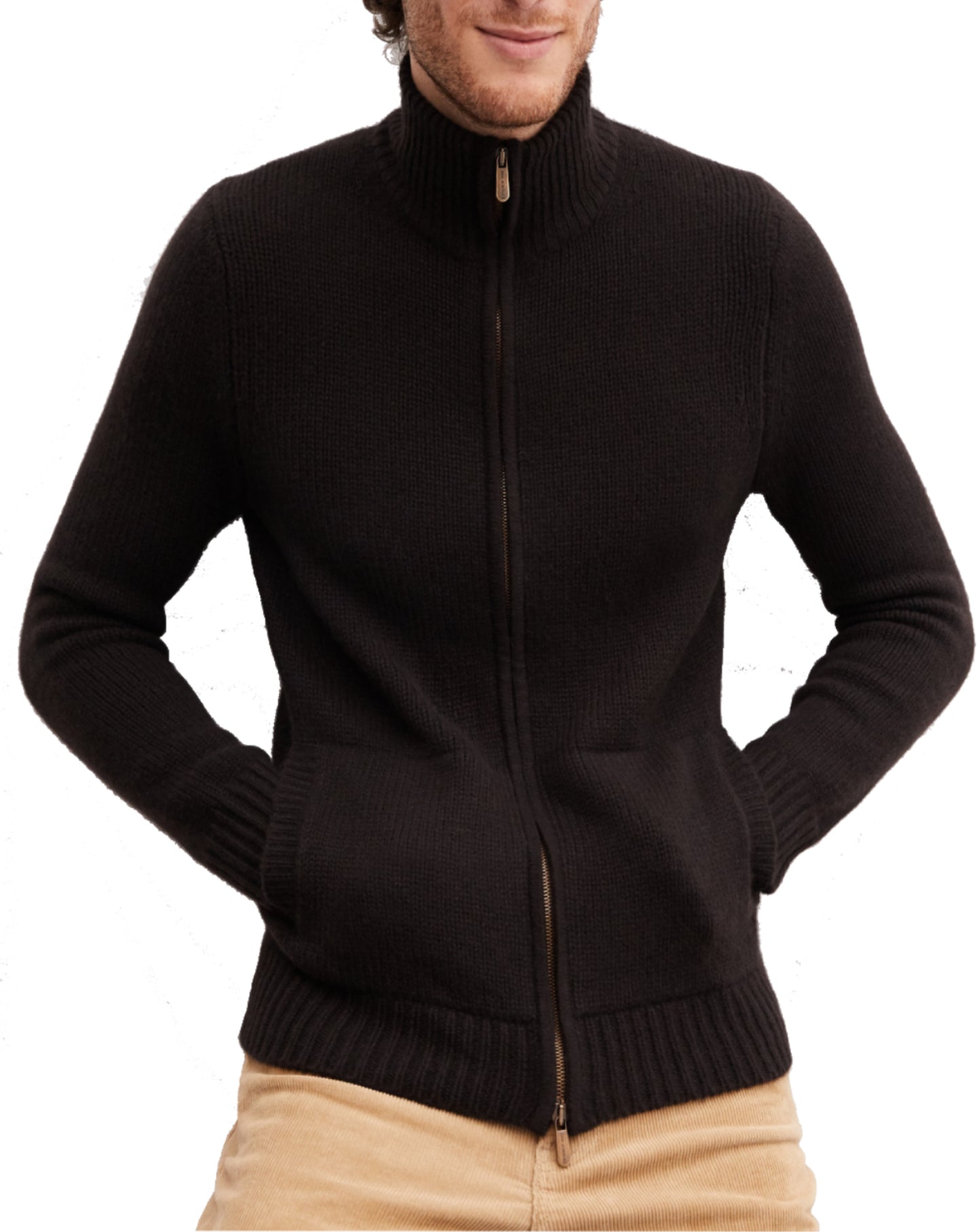 Cashmere jacket - Ebony