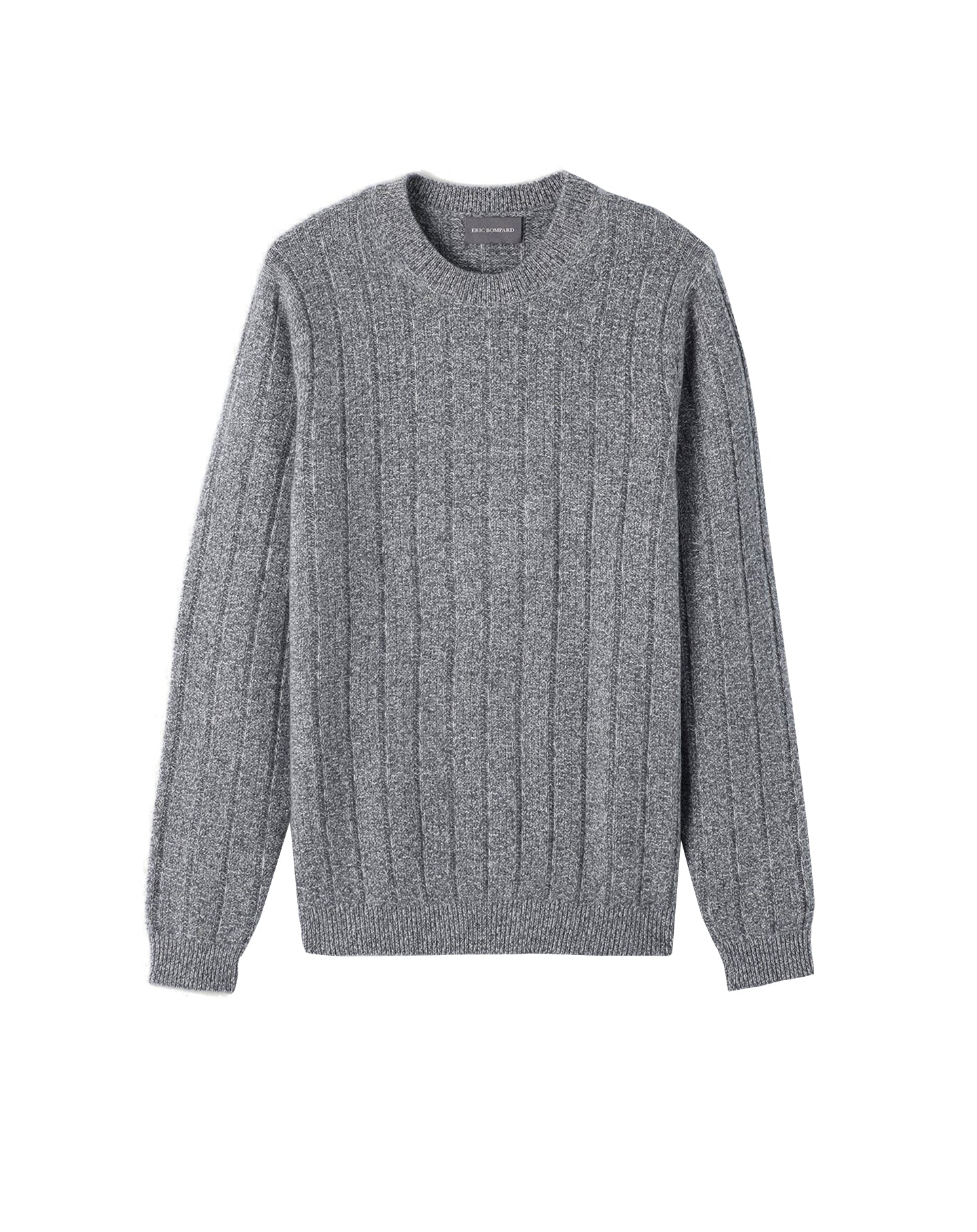 Mouline testuré cashmere and wool choker - Silver Grey & Wolf