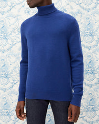 Cashmere turtleneck jumper - Royal