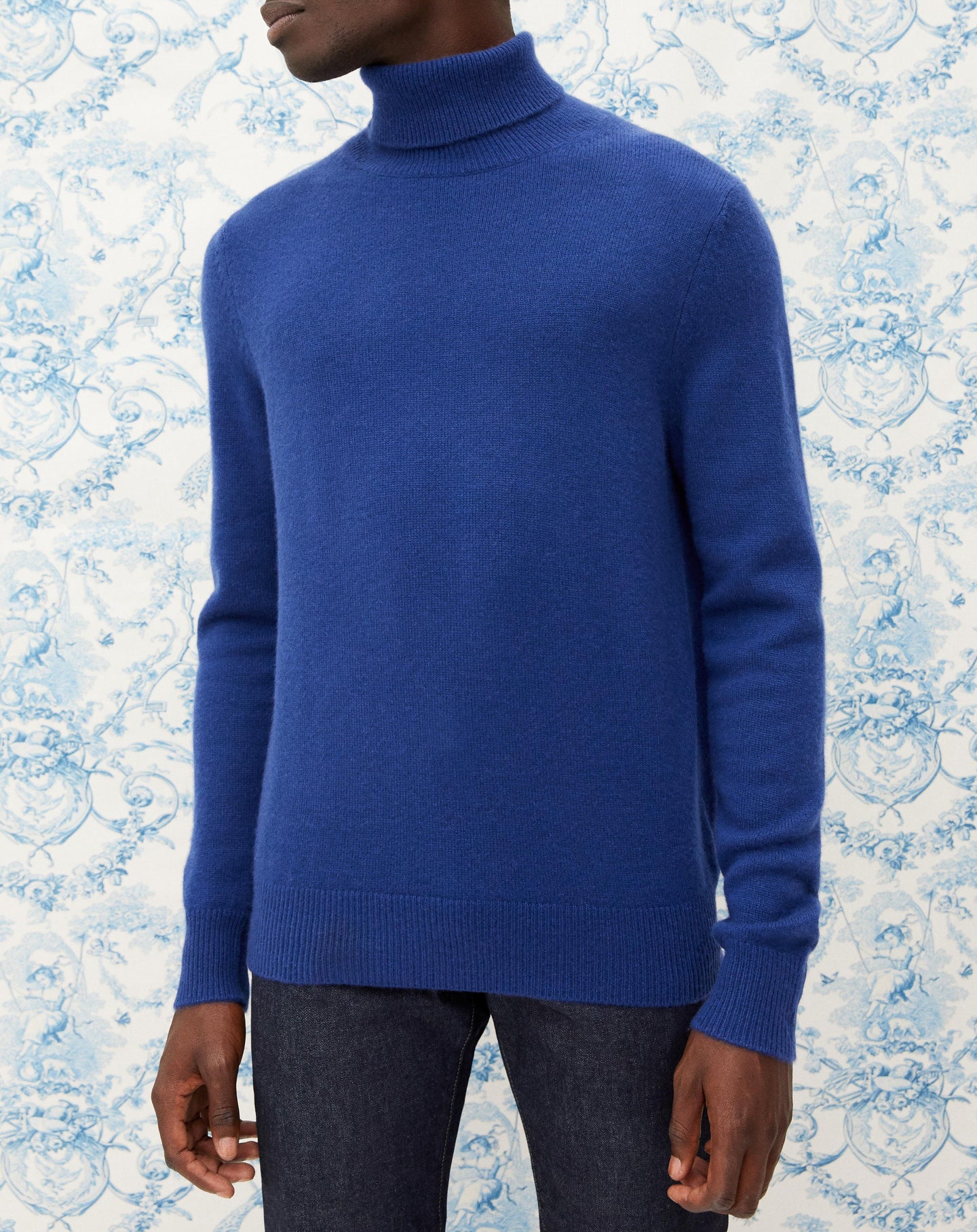 Cashmere turtleneck jumper - Royal