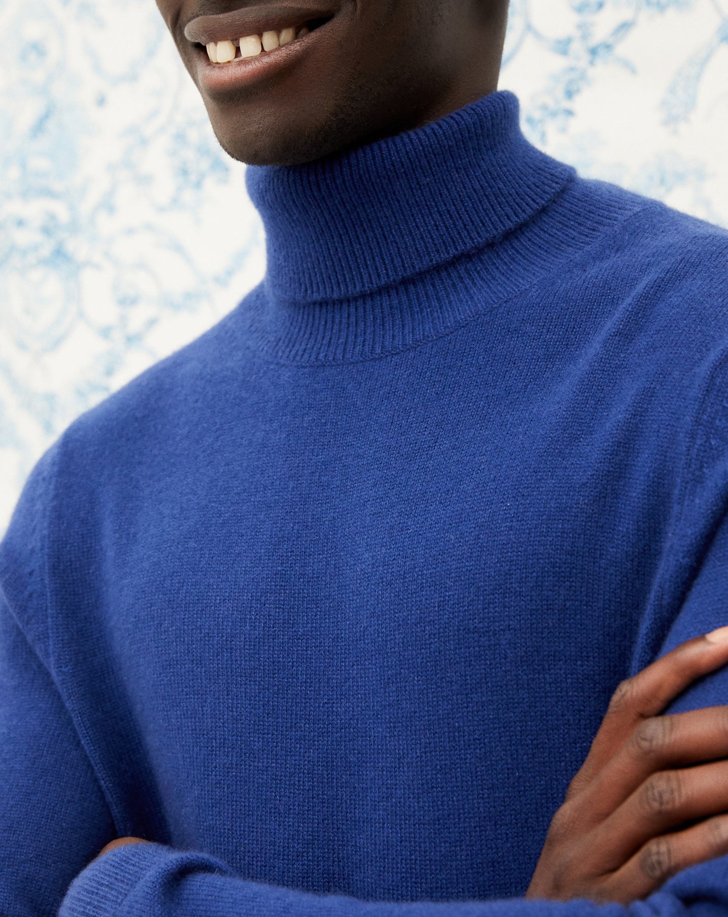 Cashmere turtleneck jumper - Royal