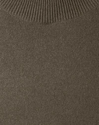 Cashmere turtleneck jumper - Khaki
