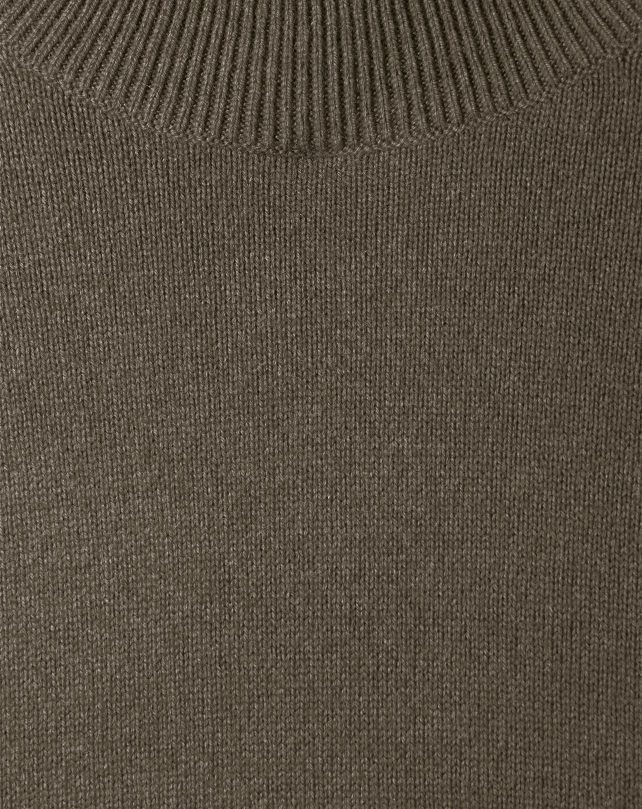 Cashmere turtleneck jumper - Khaki