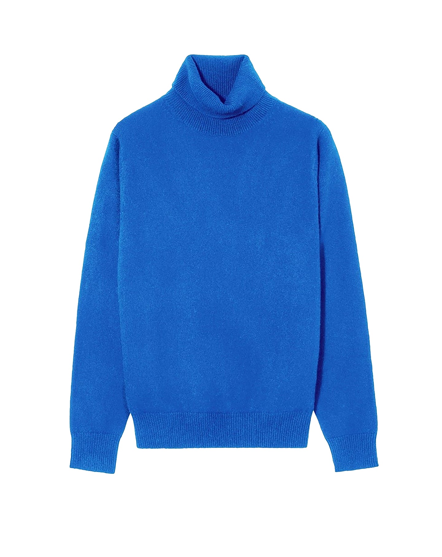 Cashmere turtleneck jumper - Cobalt