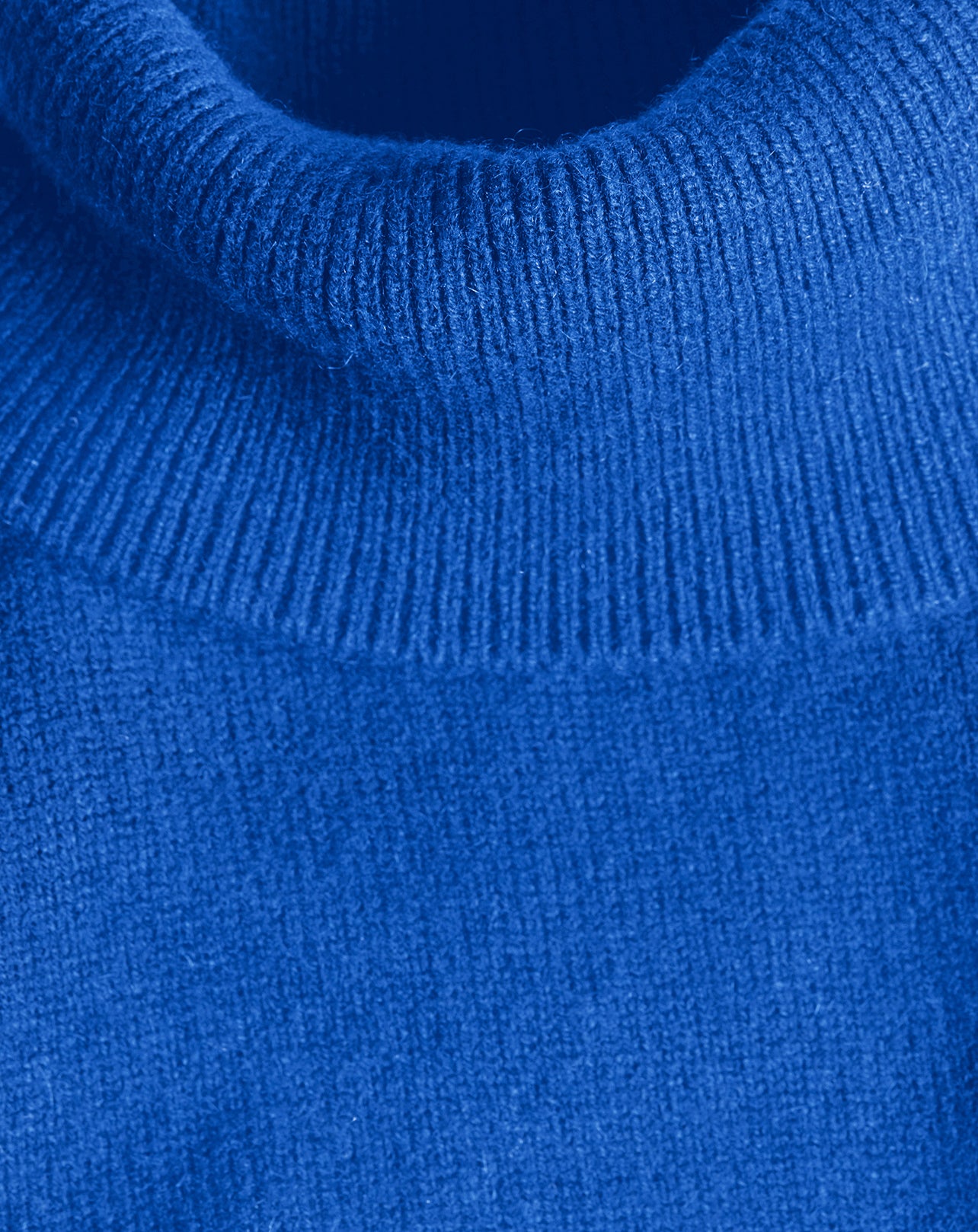 Cashmere turtleneck jumper - Cobalt