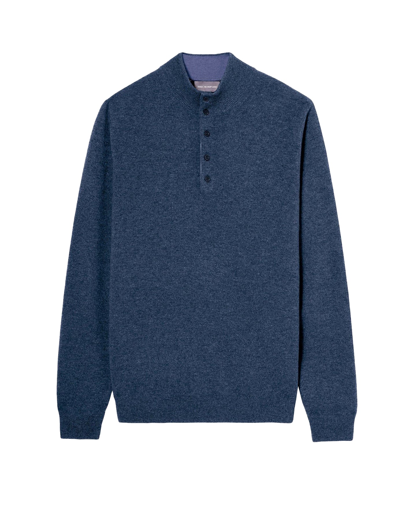 Two-tone cashmere sweater - Graphite & Incense