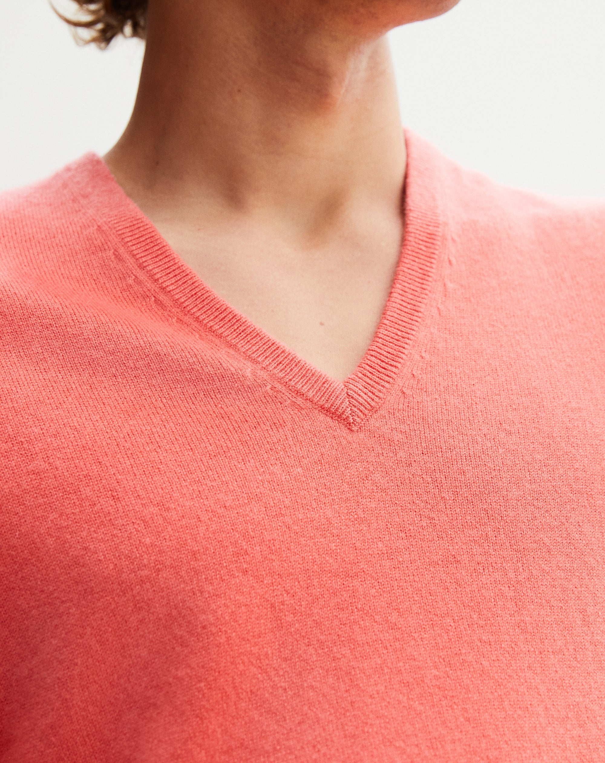Classic cashmere jumper - Bleu Egée