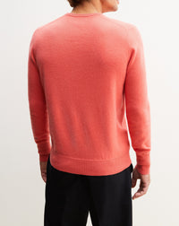 Pull classique en cachemire - Papaya