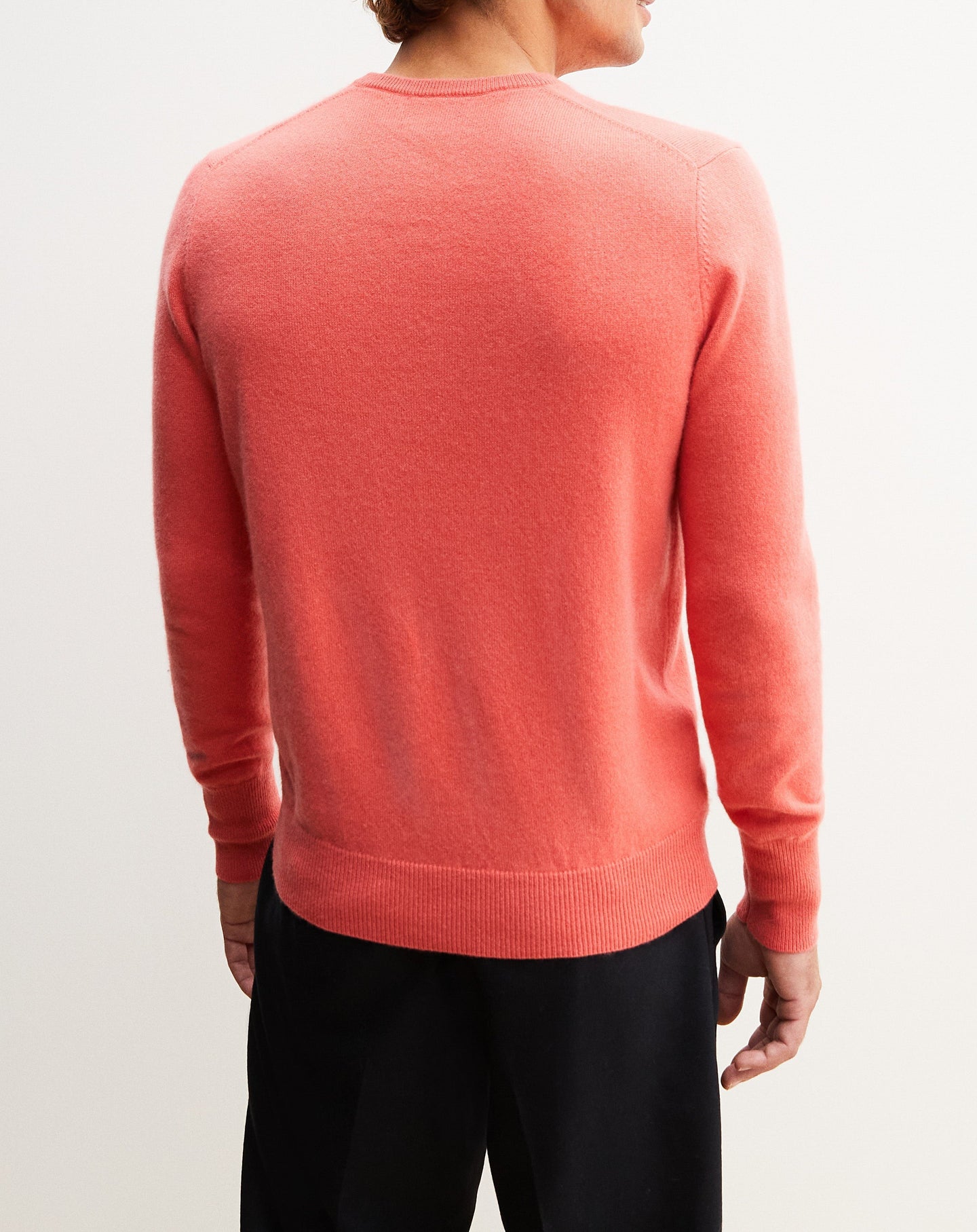 Classic cashmere jumper - Bleu Egée