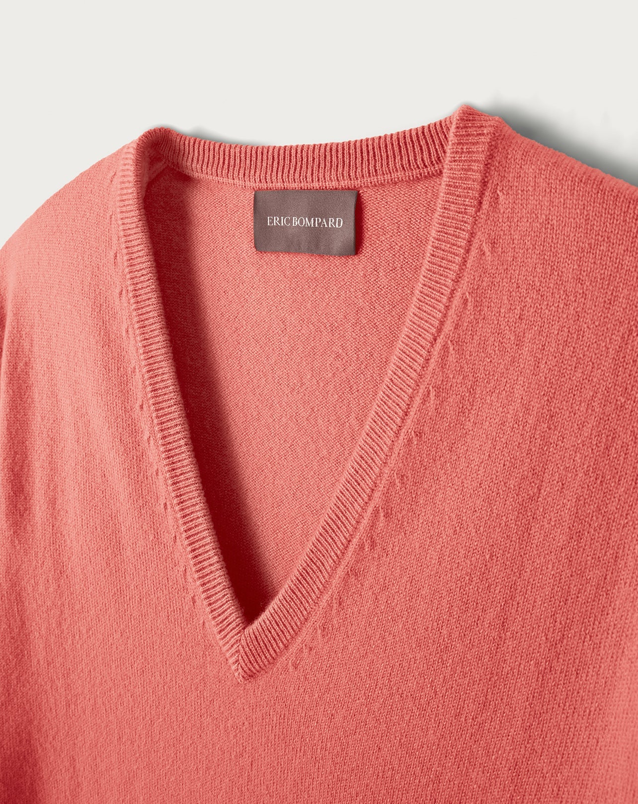 Pull classique en cachemire - Papaya