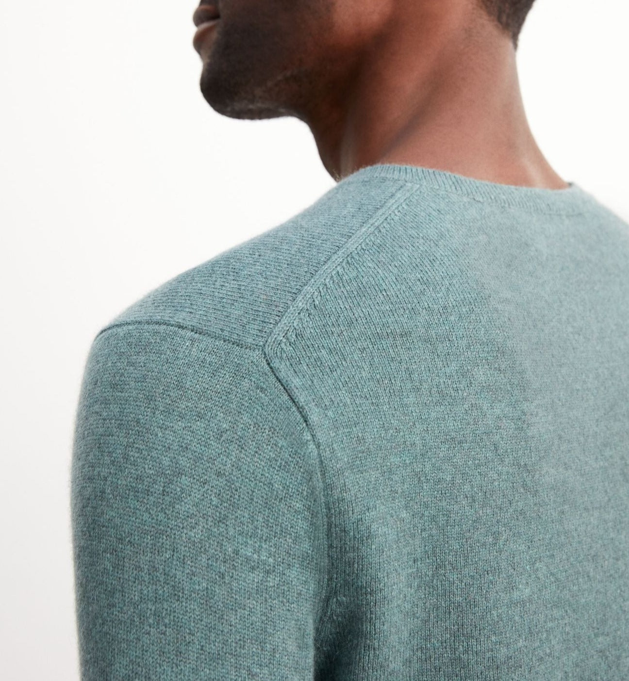 Classic cashmere V jumper - Horizon