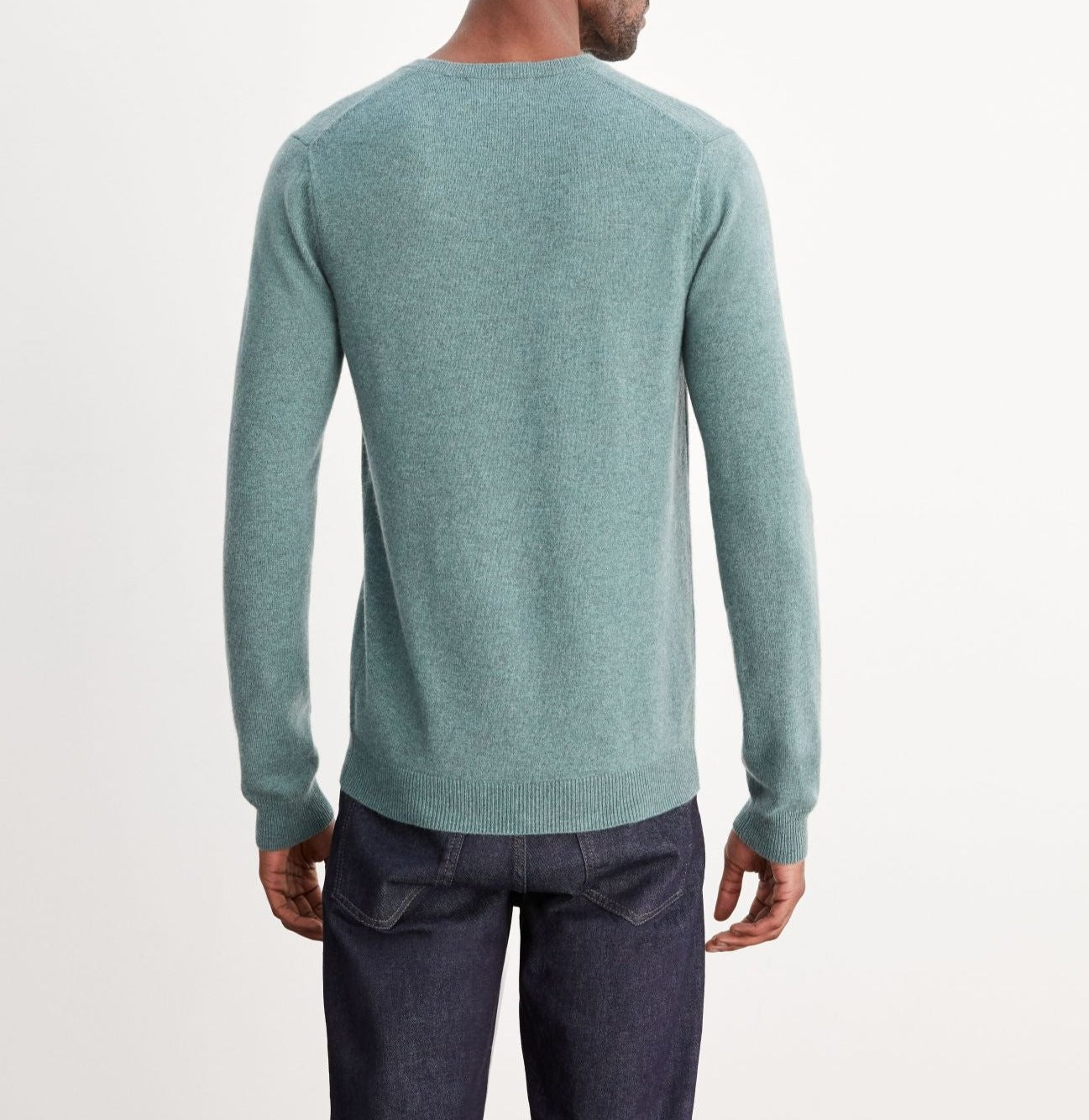 Classic cashmere V jumper - Horizon