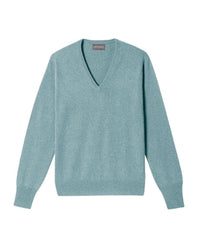 Classic cashmere V jumper - Horizon