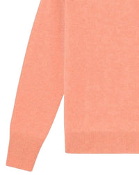 Classic cashmere V-neck jumper - Melon