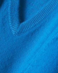 Pull à col V classique en cachemire - Santorin