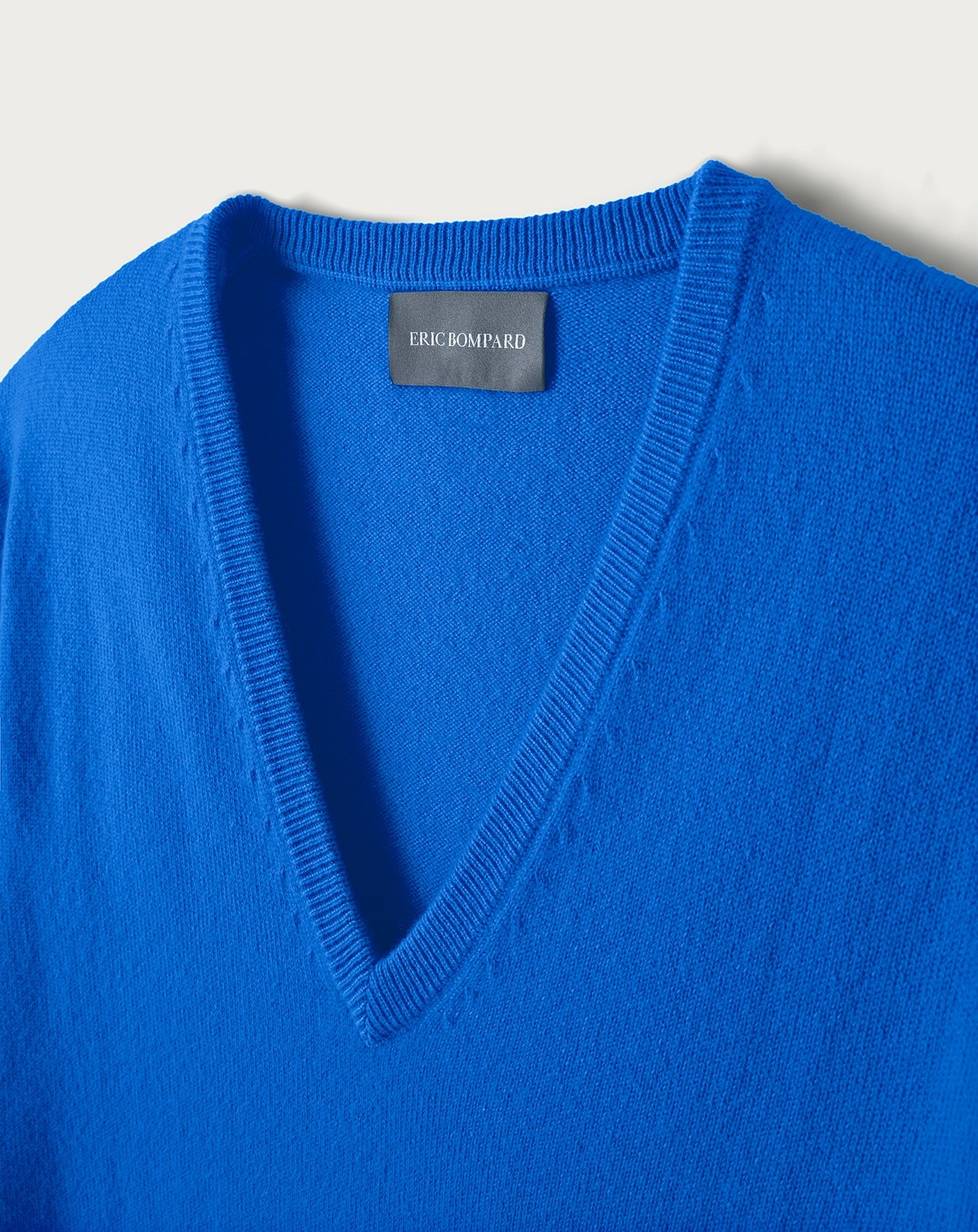 Pull classique en cachemire - Cobalt