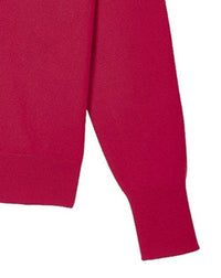 Pull à col V classique en cachemire - Rose Cosmopolitan