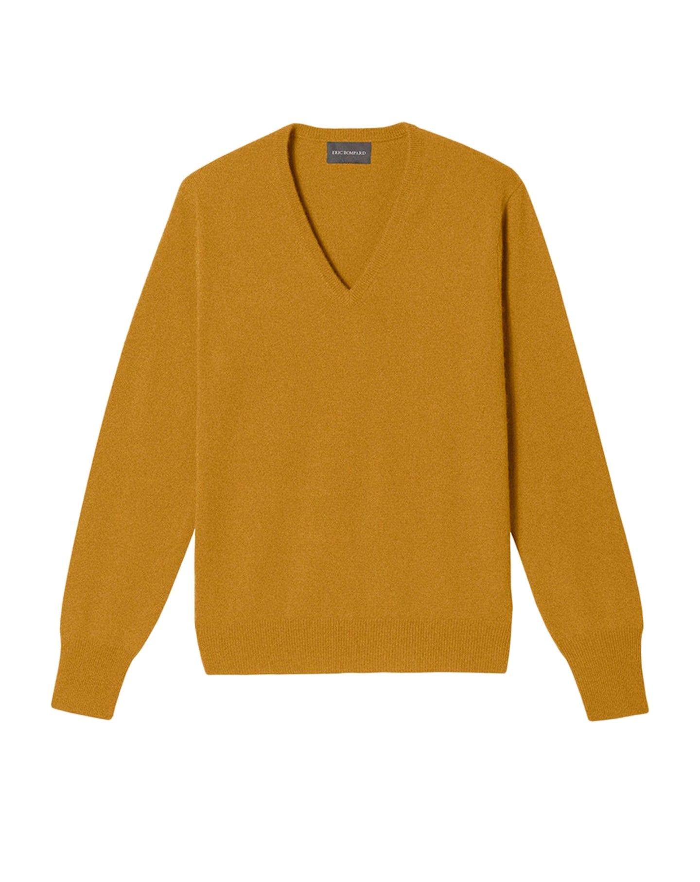 Classic cashmere V-neck jumper - Brassica