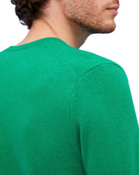 Classic cashmere V-neck jumper - Brassica