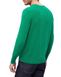 Classic cashmere V-neck jumper - Brassica