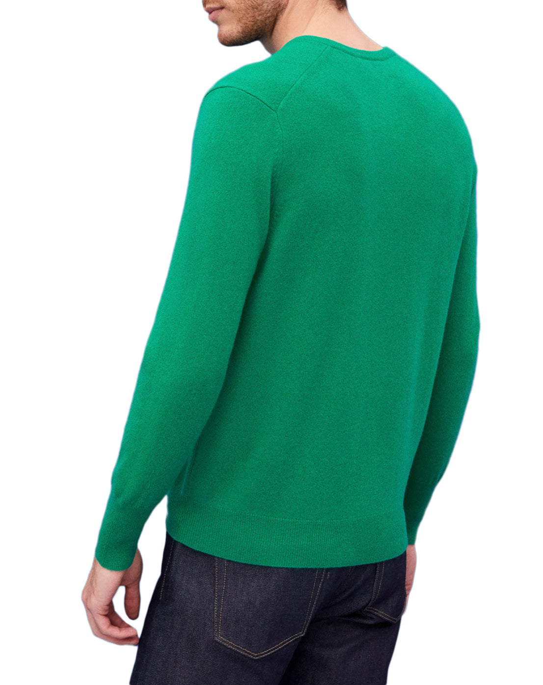 Classic cashmere V-neck jumper - Brassica