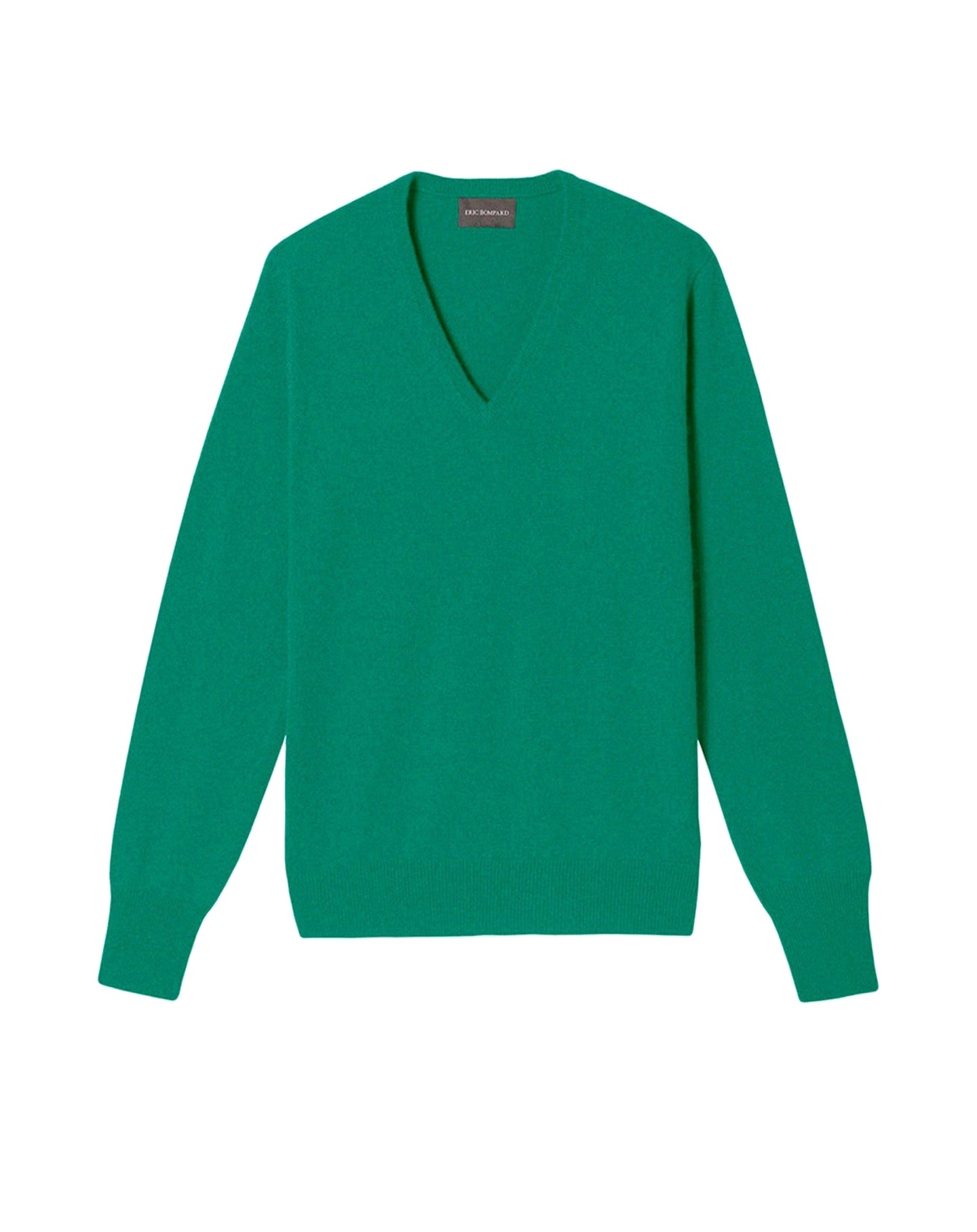 Classic cashmere V-neck jumper - Peppermint