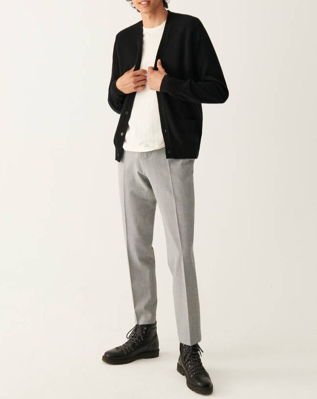 Classic cashmere V cardigan - Santorini