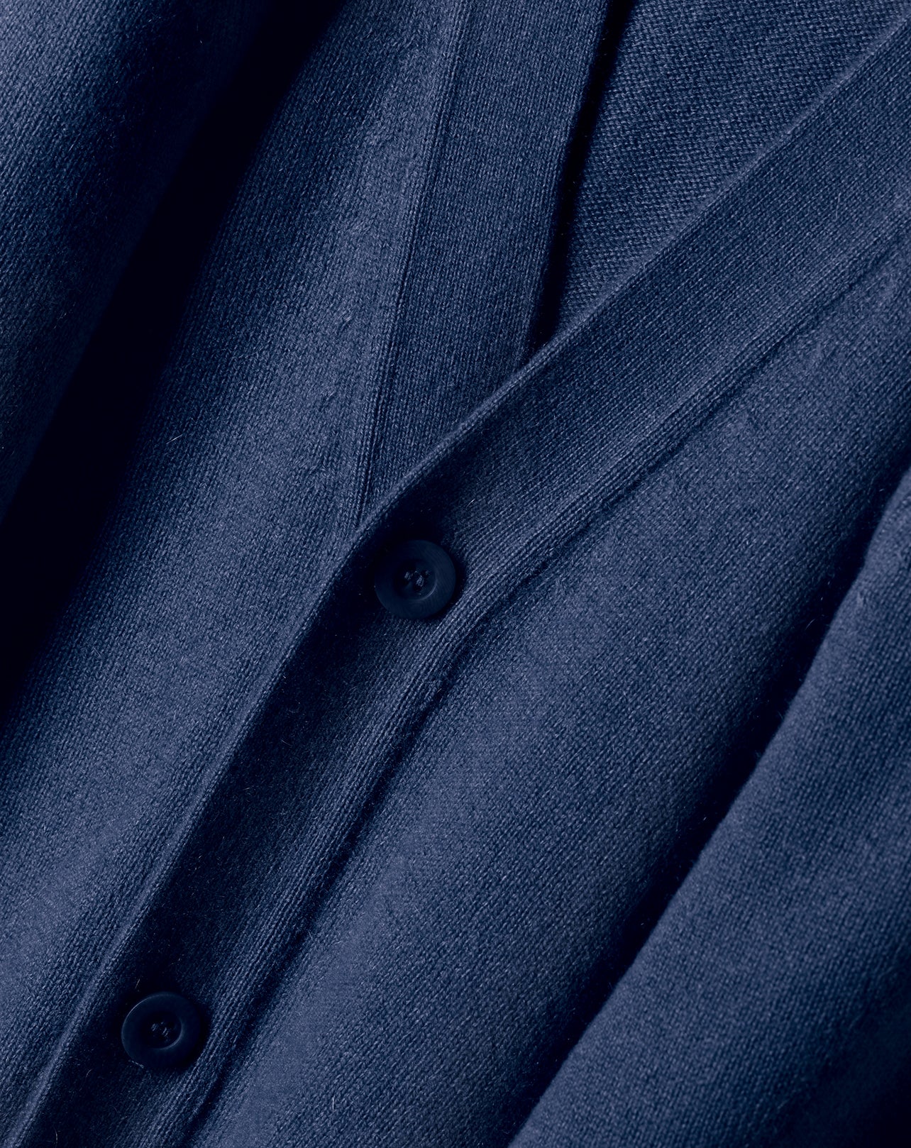 Gilet classique en cachemire - Indigo