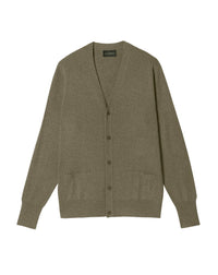 Classic cashmere cardigan - Khaki