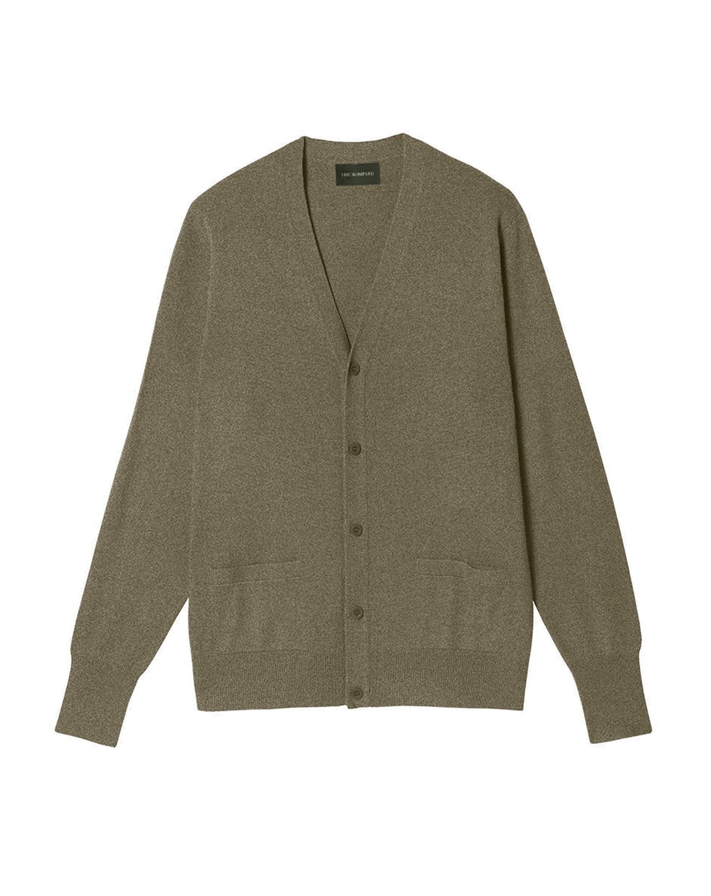 Classic cashmere cardigan - Khaki