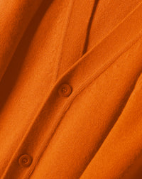 Gilet classique en cachemire - Safran