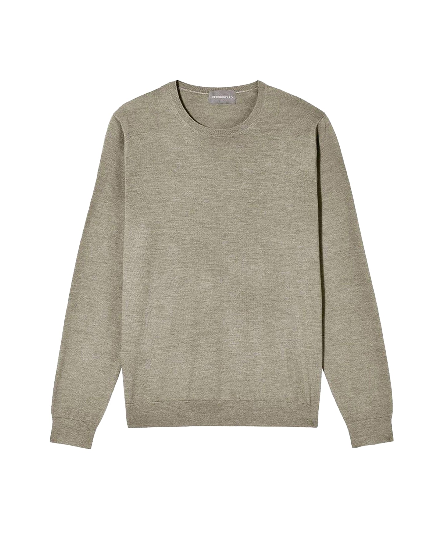 Iconic ultra-fine cashmere crew neck jumper - Khaki