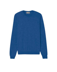 RECO90Pull col rond ultrafin - Bleu