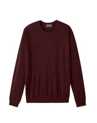 RECO90Pull col rond ultrafin - Rouge