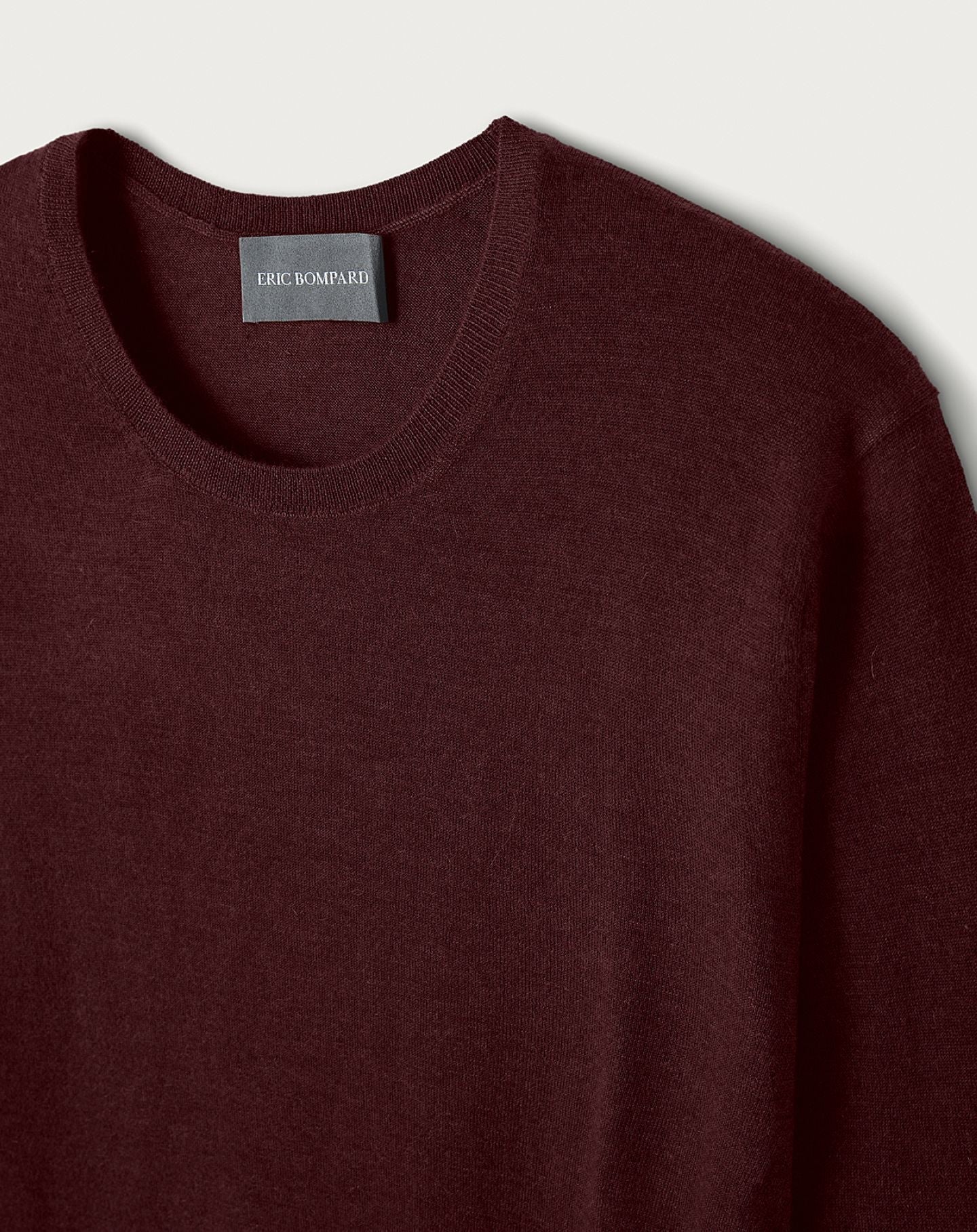RECO90Pull col rond ultrafin - Rouge