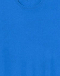 RECO90Pull col rond ultrafin - Bleu