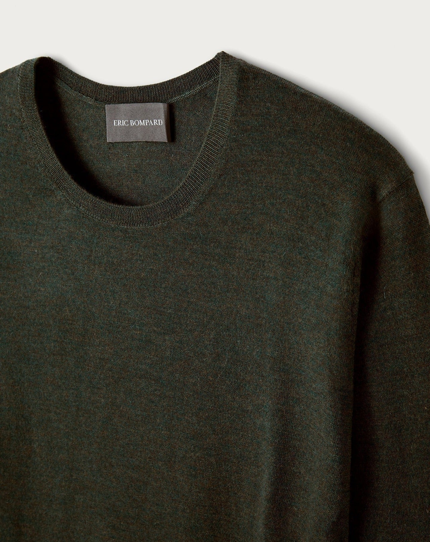 RECO90Pull col rond ultrafin - Vert