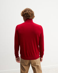 Pull col roulé ultrafin en cachemire - Tourterelle