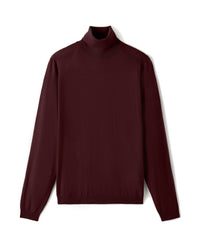 Pull col roulé ultrafin en cachemire - Azuki
