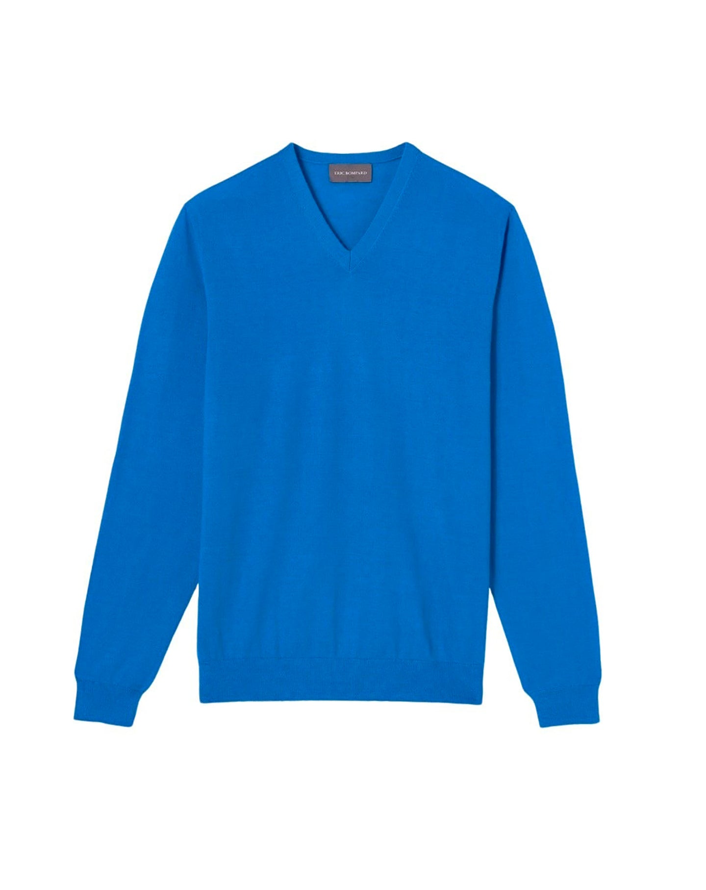 RECO130Pull Col V Ultrafin - Bleu De France