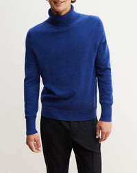 Classic cashmere turtleneck jumper - Royal