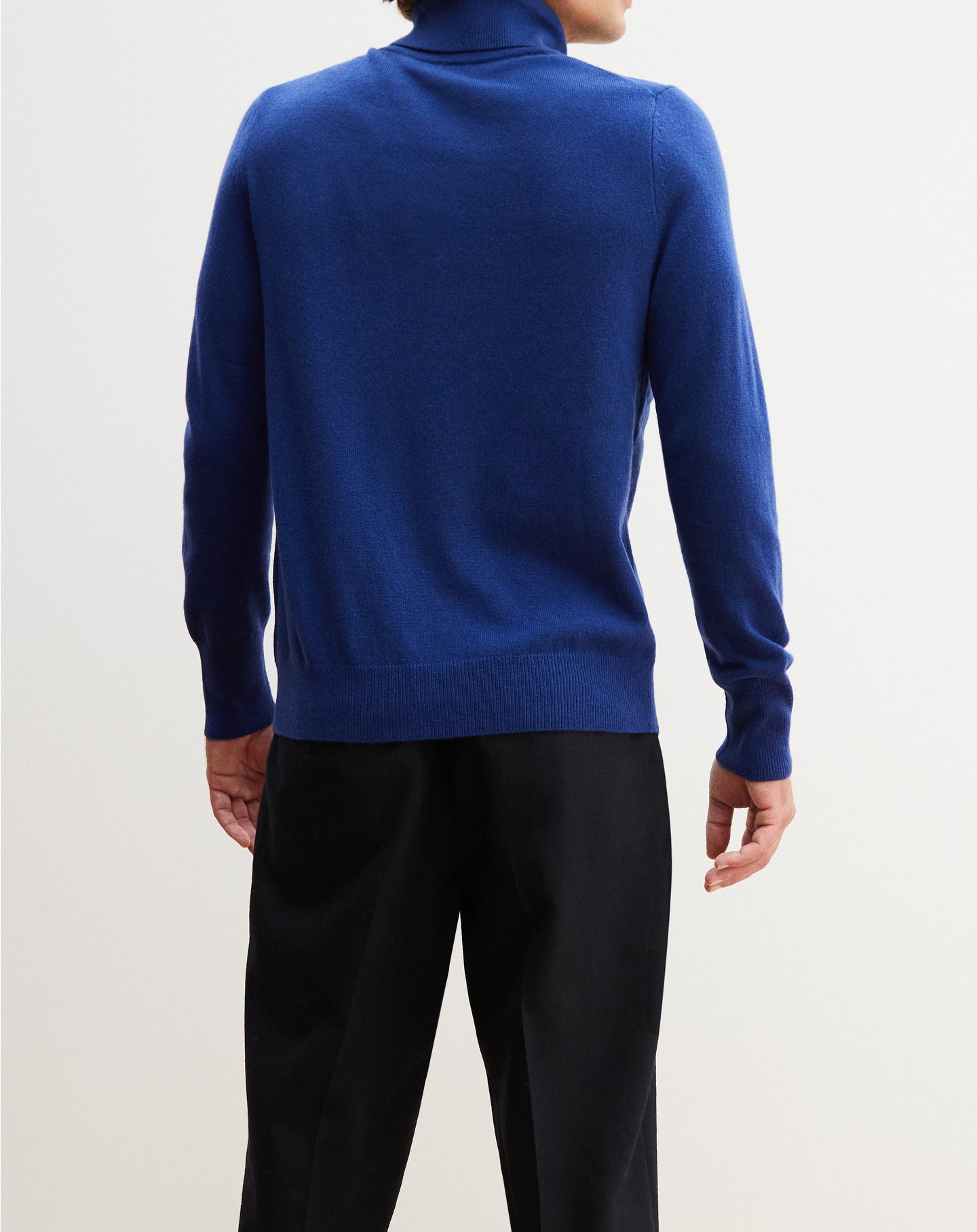 Classic cashmere turtleneck jumper - Royal