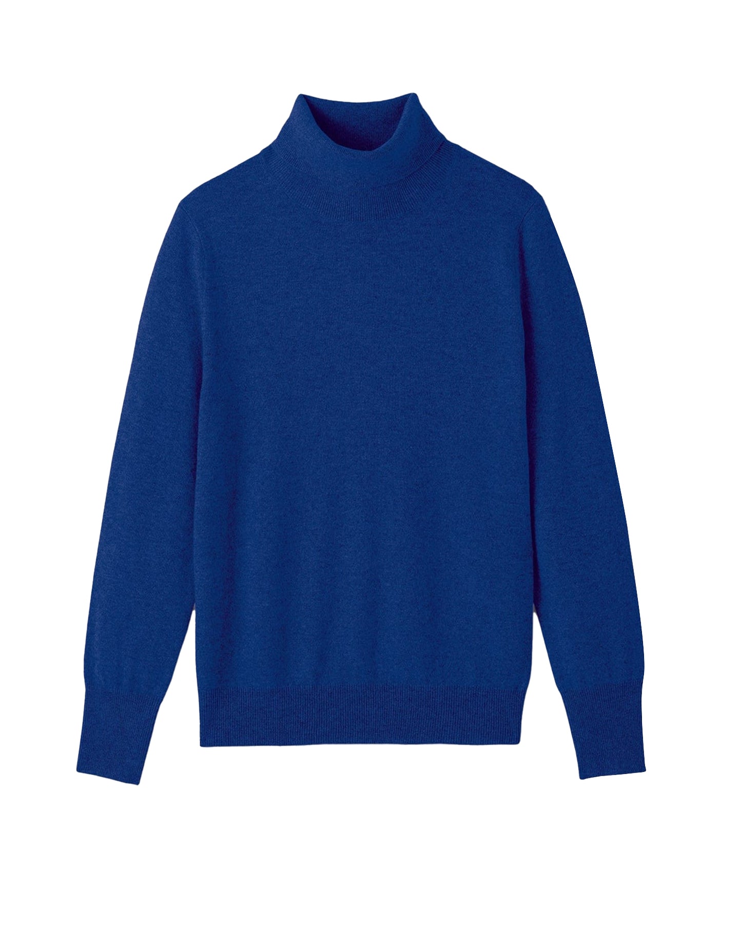 Classic cashmere turtleneck jumper - Royal