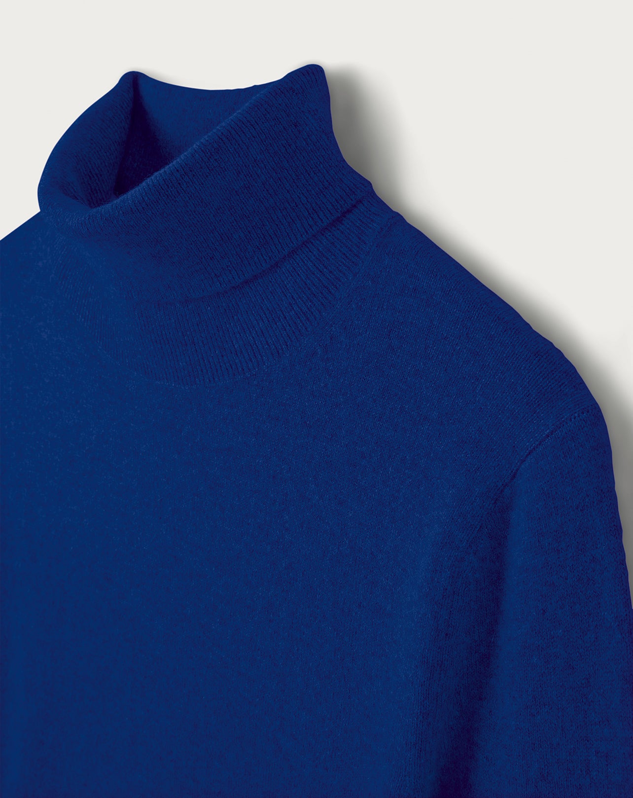 Classic cashmere turtleneck jumper - Royal