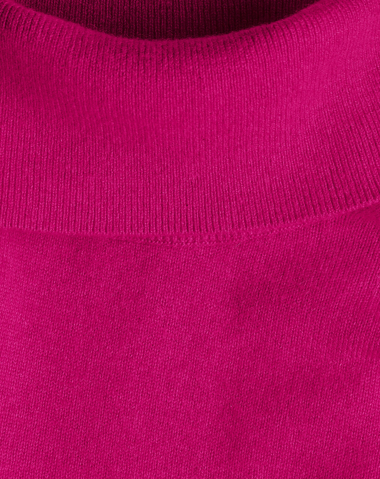 Classic cashmere turtleneck jumper - Fuchsia