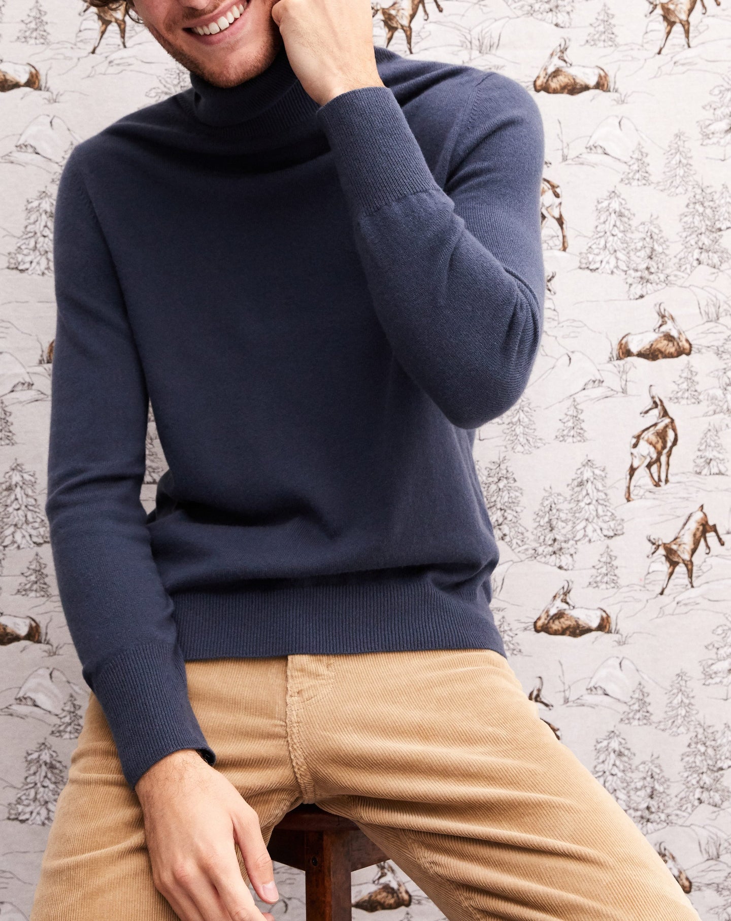 Classic cashmere turtleneck jumper - Zanskar