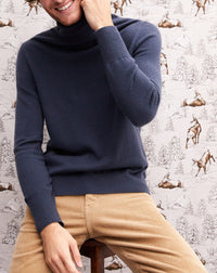 Classic cashmere turtleneck jumper - Graphite