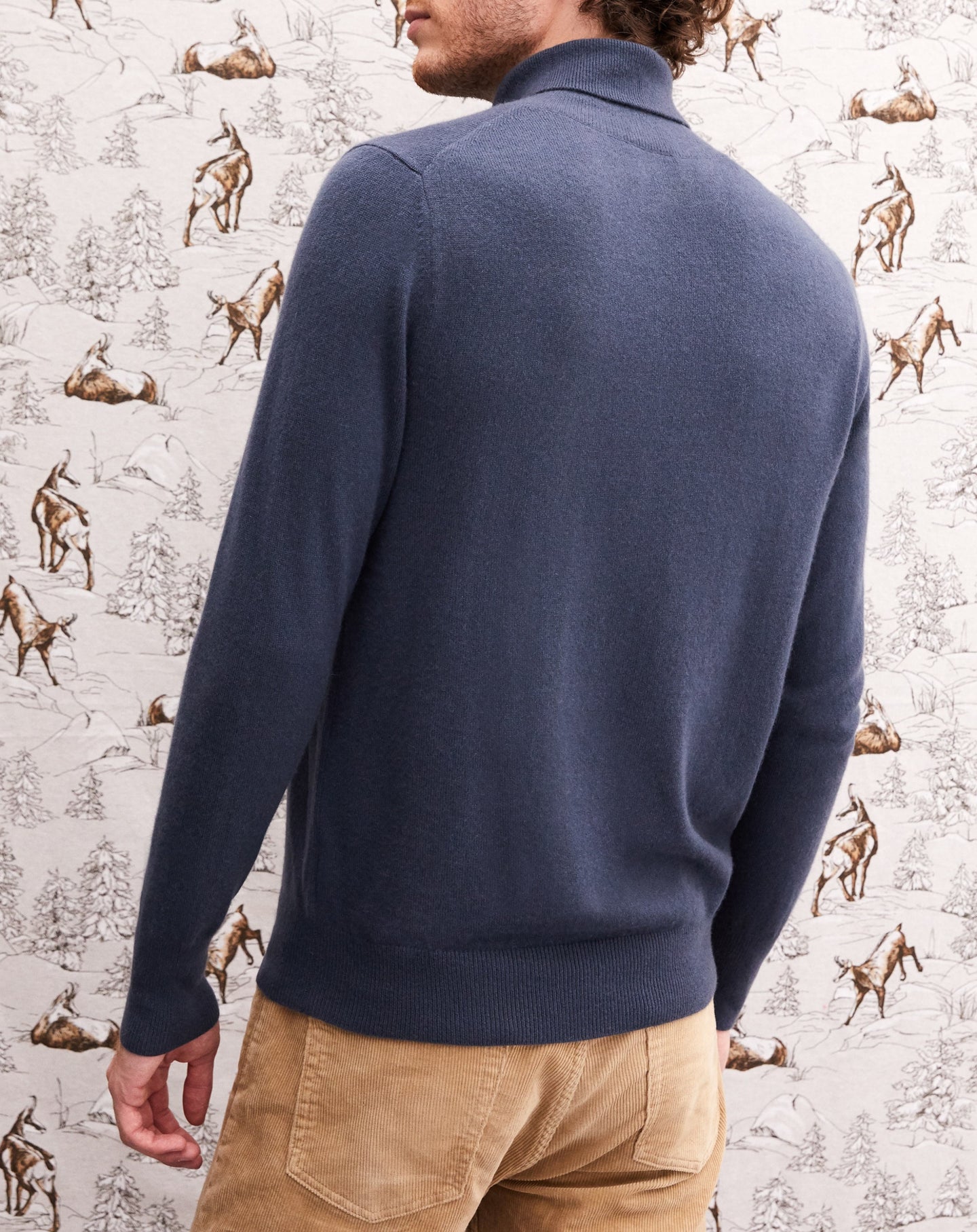 Classic cashmere turtleneck jumper - Graphite