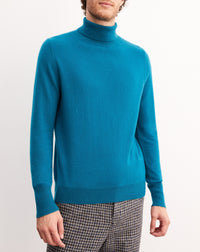 Classic cashmere turtleneck jumper - Yucca