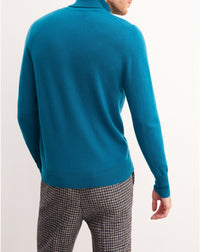 Classic cashmere turtleneck jumper - Yucca